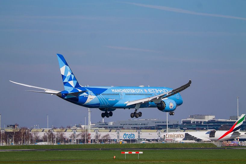 Etihad Boeing 787-9 Manchester City Livery (en anglais) par Planephotos by Ruben