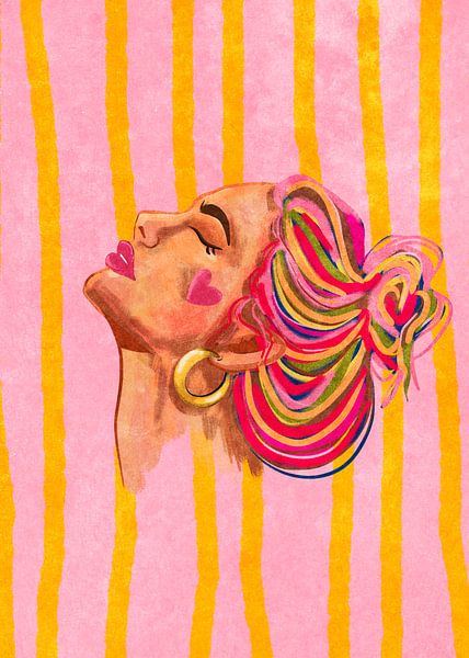 Femme rêvant par Raissa Oltmanns