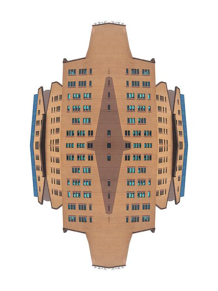 Gasunie gebouw (apenrots) Groningen - Nederland van Marcel Kerdijk
