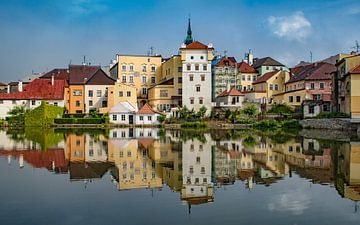 Stadsbeeld met reflectie van Jens Hertel