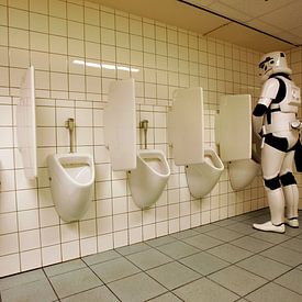 A Stormtrooper is only a human being. by Gerrit de Heus
