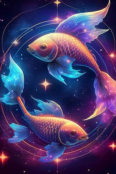 zodiac sign Pisces, sign of the zodiac by Jörg B. Schubert