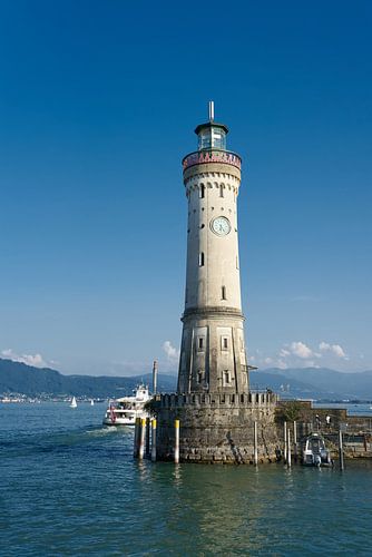 Vuurtoren in Lindau aan het Bodenmeer
