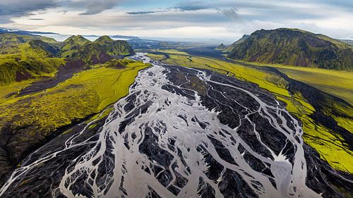 Riverbed at Katla by Ab Wubben