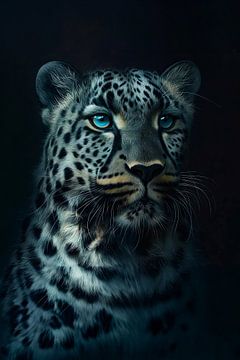 Panther-Porträt von Egon Zitter