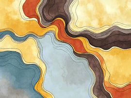 Lake Powell Utah USA Southwestern Desert Abstract Landscape by Tammy Winand Arts