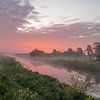 Zonsopkomst in de Schiedamse polder van Karen de Geus