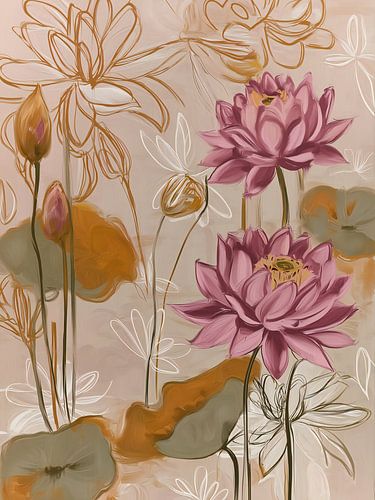 Illustration de lotus