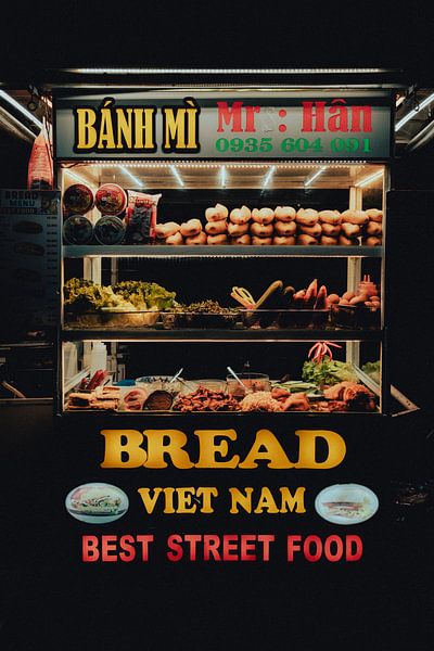 Nachtmarkt-Highlight: Bánh Mì Street Food in Vietnam von NZME Photography