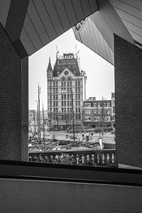 Ein Blick auf das Weiße Haus in Rotterdam von MS Fotografie | Marc van der Stelt