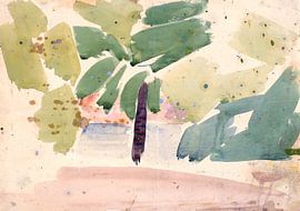 Colour study for the Langelinie picture II, Edvard Weie