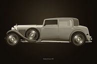 Bentley 8 liter uit 1931 B&W van Jan Keteleer thumbnail