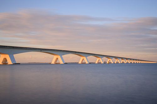 Zeeland bridge over the Eastern Scheldt