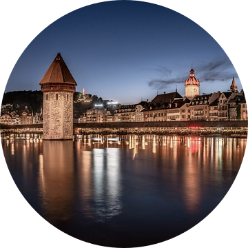 Luzerne in de avond van Achim Thomae Photography