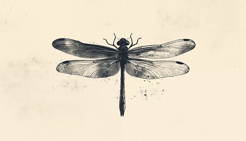 Vintage libel panorama