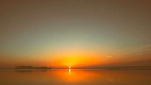 Sunrise over the Flensburg Fjord