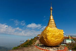 Der Goldene Felsen in Myanmar