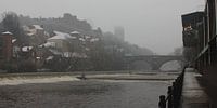 Durham in de sneeuw