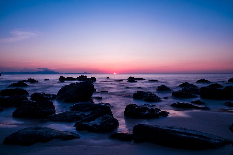 zonsondergang, sunset van Corrine Ponsen