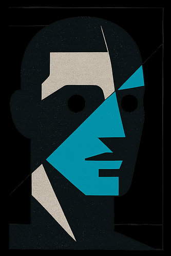 & Register Mask – modern wall art