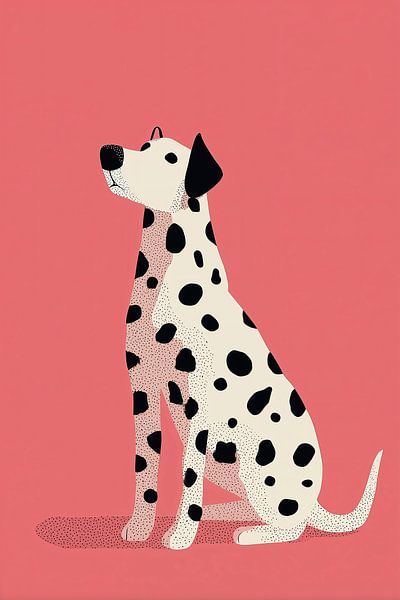 Dalmatien Pretty in Pink n°1 par Studio BB