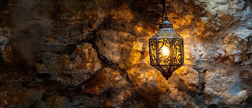 Betoverende wandlamp van Poster Art Shop