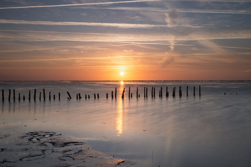 Zonsondergang aan zee by Angelique Boyer