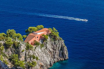 Villa Malaparte op het eiland Capri, Italië van Christian Müringer
