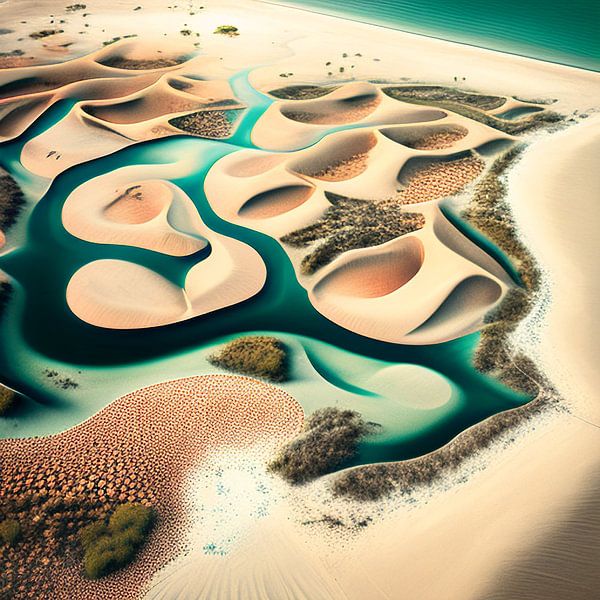 Motif d'oasis par Vythryd Arts