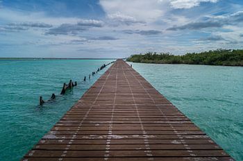 Lagune Bacalar Mexiko