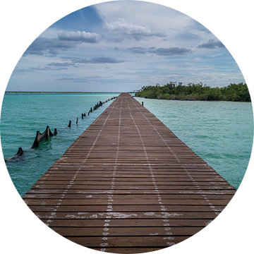 Laguna Bacalar Mexico van Dennis Werkman