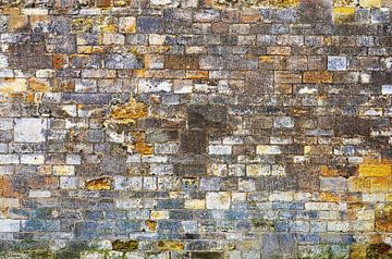 Stenen muur in Oxford, Engeland