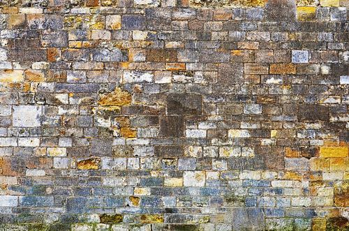 Stone wall in Oxford, England