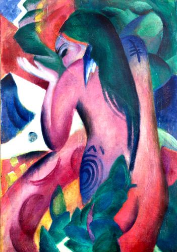 Franz Marc - Red Woman (1912)