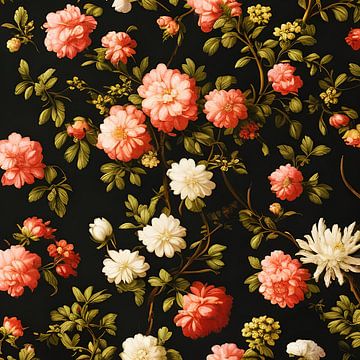 Vintage Blumen Muster von Jonas Potthast