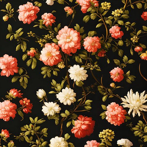 Vintage floral pattern