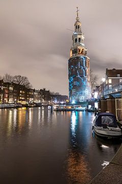 Montelbaanstoren in Amsterdam van Edwin Butter