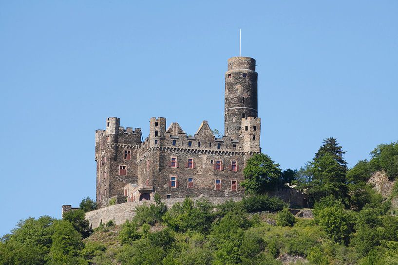 Burg Maus bei St. Goarshausen, Unesco Weltkulturerbe Oberes Mittelrheintal, Rheinland-Pfalz, Deutsch von Torsten Krüger