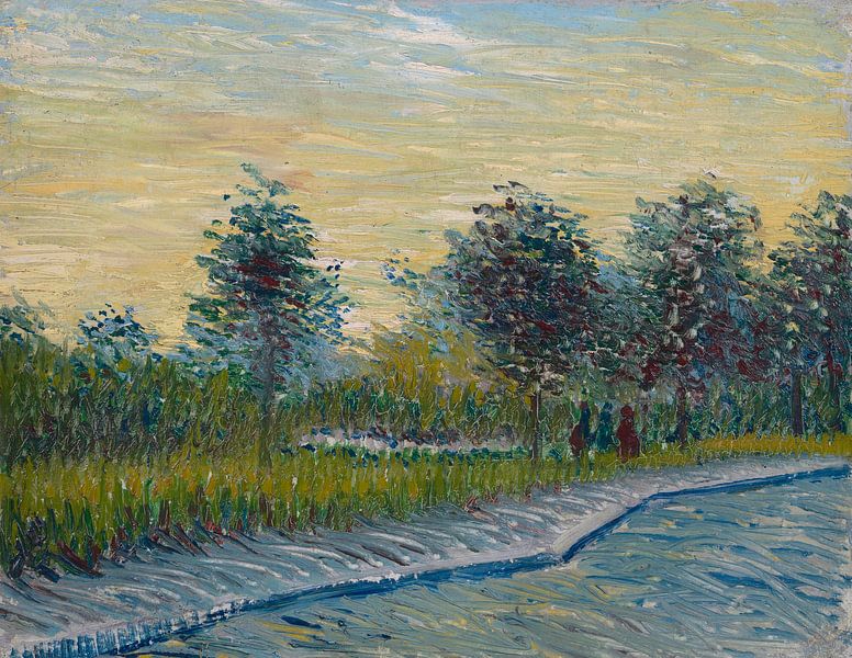 Way in the Voyer d'Angerson Park in Asnieres, Vincent van Gogh by Masterful Masters