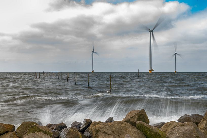 Windpark IJsselmeer von Mark Bolijn