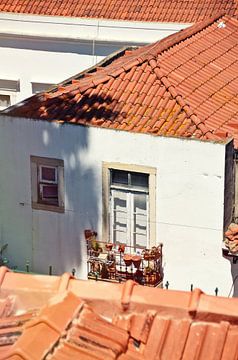 Balkon in Lissabon van Kramers Photo