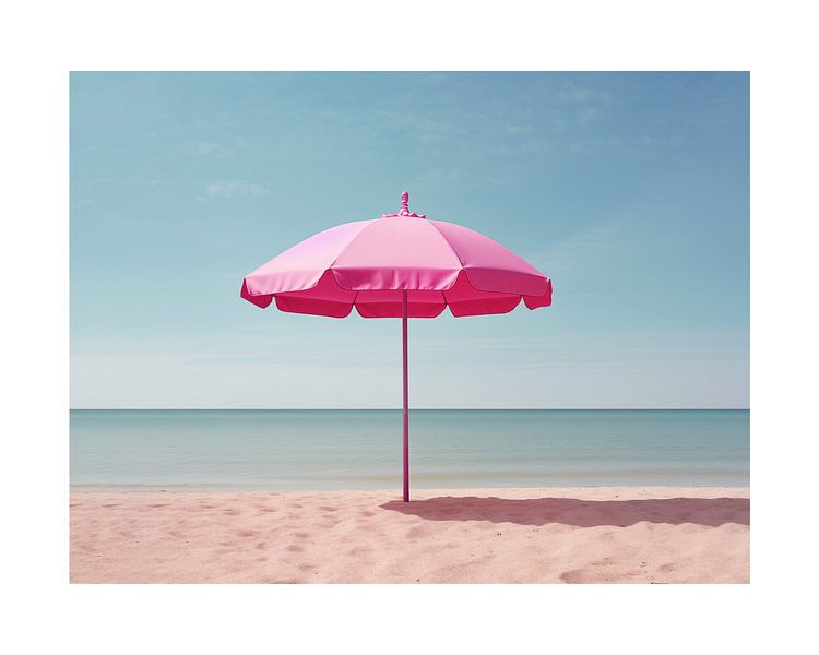 Pink parasol by Malou Studio