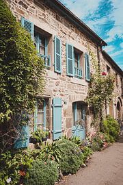 Malerisches französisches Dorf in der Bretagne
