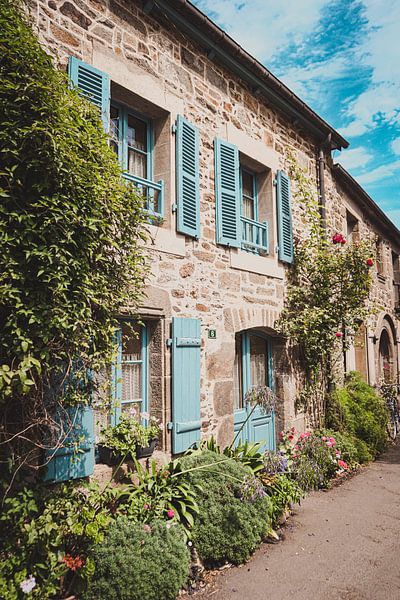 Picturesque French village in Brittany by Daphne Groeneveld
