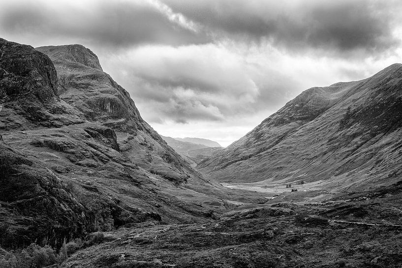 Uitzicht op Glencoe, Schotland van Johan Zwarthoed