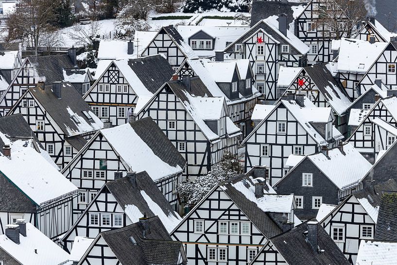 Die Fachwerkhäuser von Freudenberg im Siegerland von Roland Brack