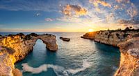 Praia de Albandeira in Algarve, Portugal