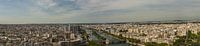 Panorama van boven van de Seine