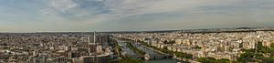 Top panoramic view of the Seine von Melvin Erné