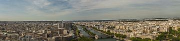 Panorama van boven van de Seine van Melvin Erné
